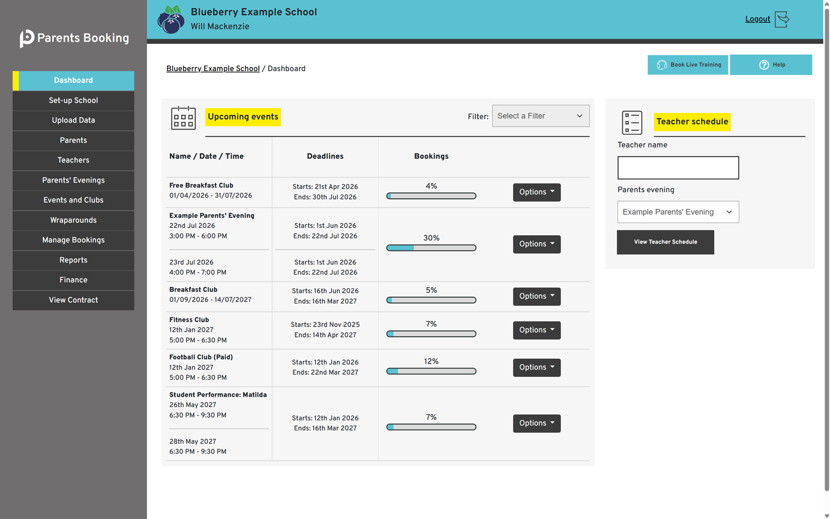 Admin Dashboard